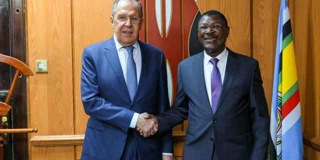 Russia and Kenyan ambassadors