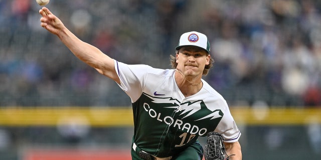 Ryan Feltner pitches vs Philly