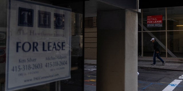 Empty storefronts in San Francisco