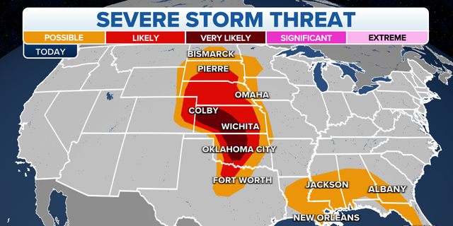 Severe weather will bring Plains threats as West warms up  at george magazine
