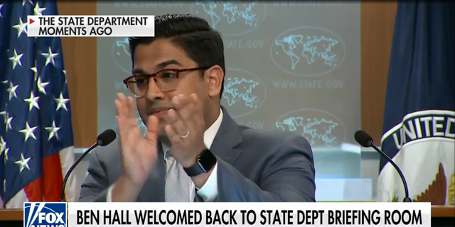 State Department spokesperson Vedant Patel applause