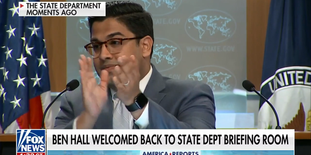 State Department spokesperson Vedant Patel applause
