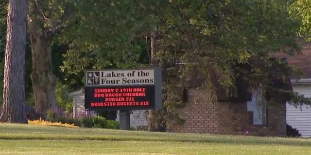 Sign of location near Indiana grenade explosion