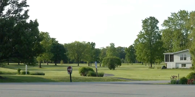 A field near where the grenade exploded in Indiana