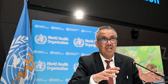 World Health Organization (WHO) chief Tedros Adhanom Ghebreyesus talks