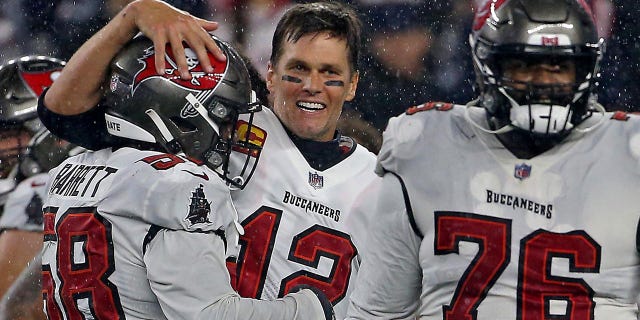 Tom Brady and Shaq Barrett