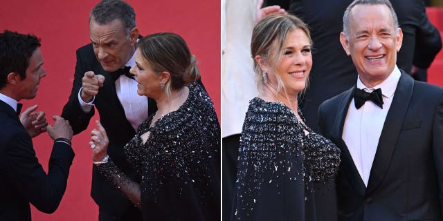 Rita Wilson and Tom Hanks at Cannes