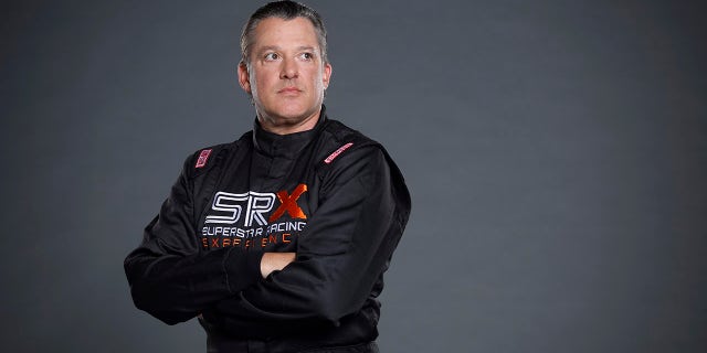 Tony Stewart with arms crossed