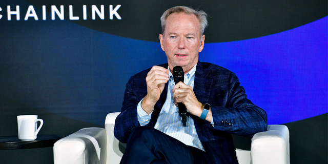 Eric Schmidt speaking at an event