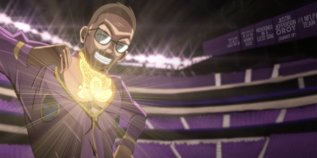 Kirk Cousins ​​​​en forma de anime