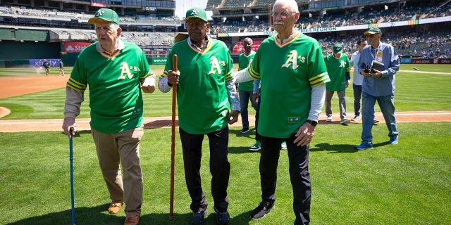 Former A's players in Oakland