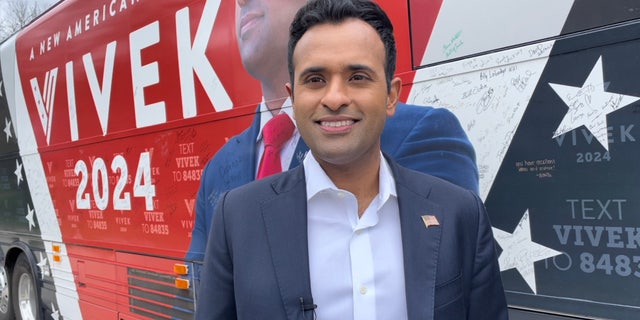 Vivek Ramaswamy in New Hampshire