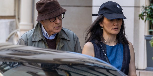 Woody Allen with wife Soon-Yi from Oct. 2022