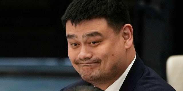 Yao Ming attends a lunch 