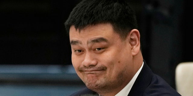 Yao Ming attends a luncheon
