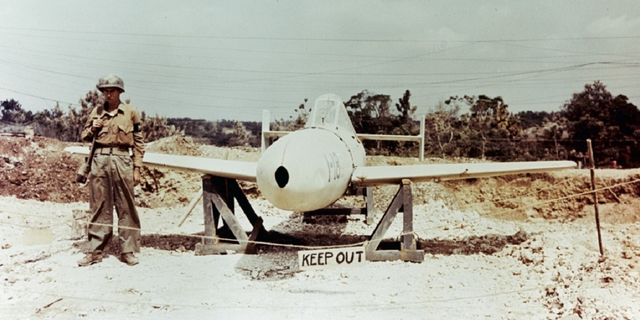 Japanese Yokosuka MXY7 Ohka Model 11 suicide attack weapon