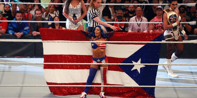 Zelina Vega in counterattack