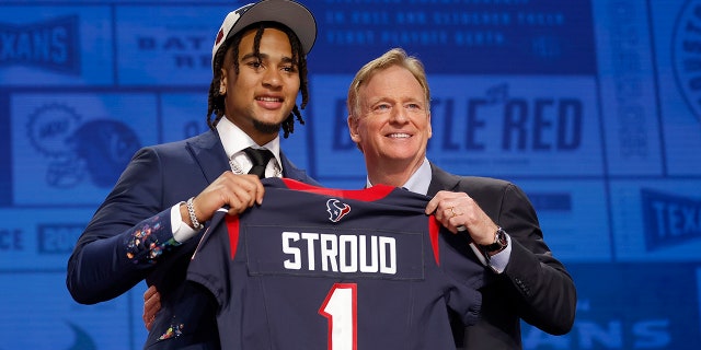 C.J. Stroud at the NFL Draft