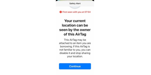 Airtags help locate and find lost items