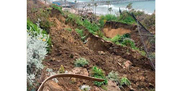 California landslide