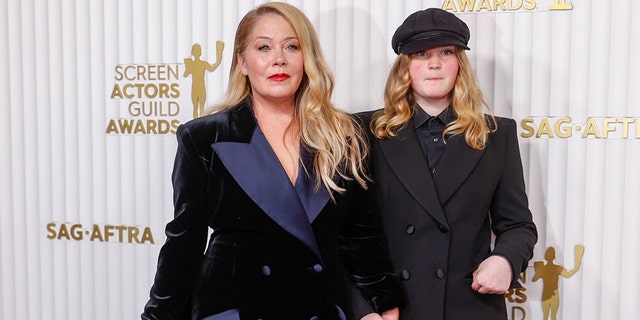 Christina Applegate and her daughter Sadie at the SAG Awards 2023