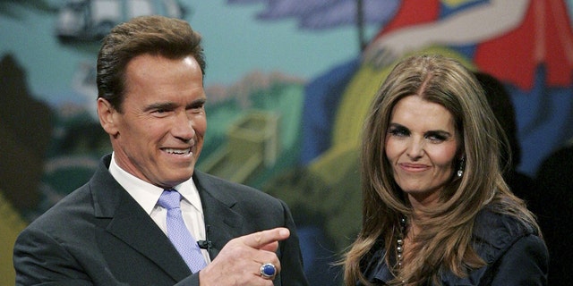 Arnold Schwarzenegger with Maria Shriver