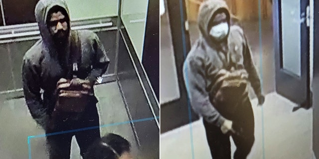 The suspected shooter in an elevator at an Atlanta hospital