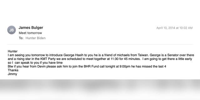 Jimmy Bulger email
