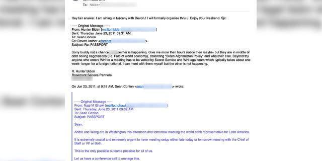Hunter Biden emails Conlon