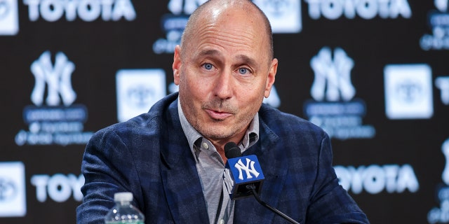 Brian Cashman at press conference