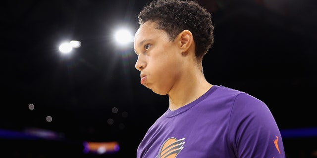 Brittney Griner ısınıyor
