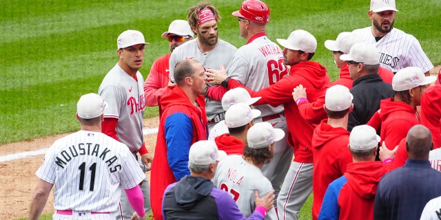 Bryce Harper in brawl