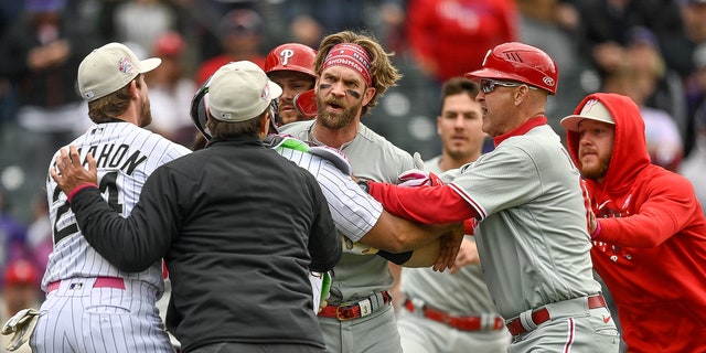 Bryce Harper in brawl