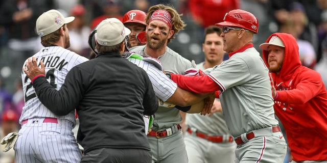 Bryce Harper in brawl