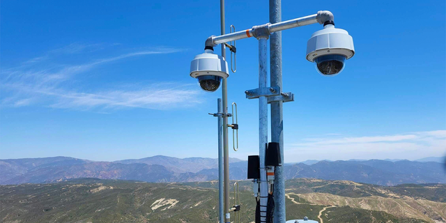 Live cameras placed across California's mountains to monitor wildfires