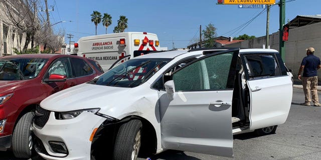 car damaged in Mexico