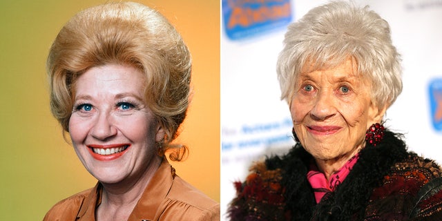 Charlotte Rae then and now split