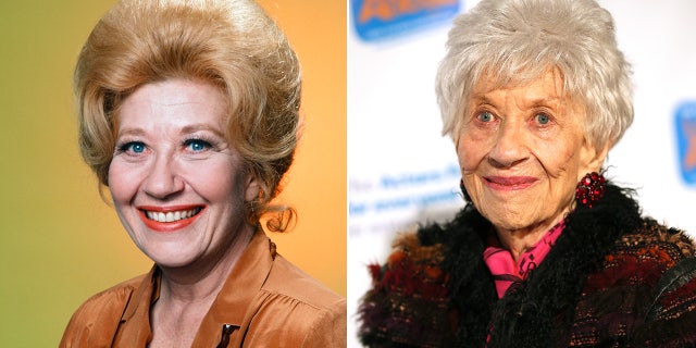 Charlotte Rae then and now split