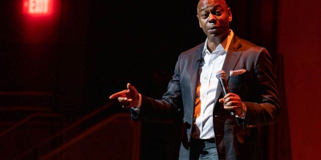 dave chappelle performing at comedy show