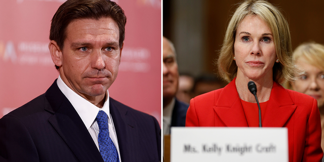 Ron DeSantis and Kelly Craft