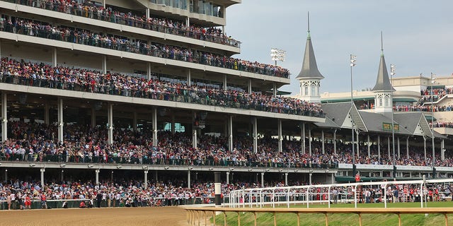 View of the Kentucky Derby
