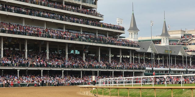 View of Kentucky Derby