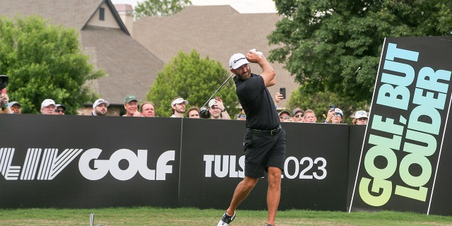 Dustin Johnson at LIV Tulsa