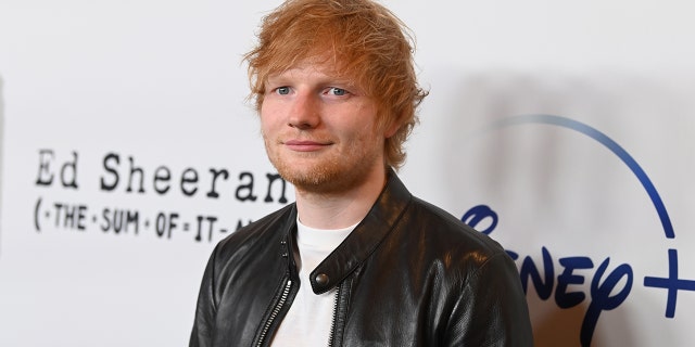 Ed Sheeran smiling