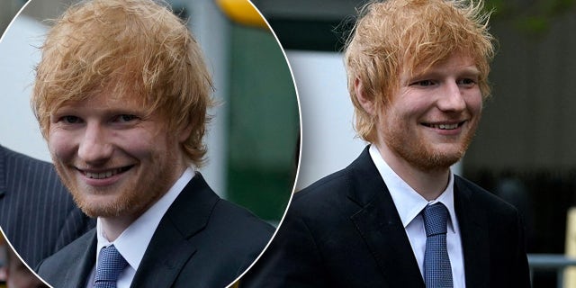 Ed Sheeran speaks outside New York courthouse following trial win for Marvin Gaye copyright suit
