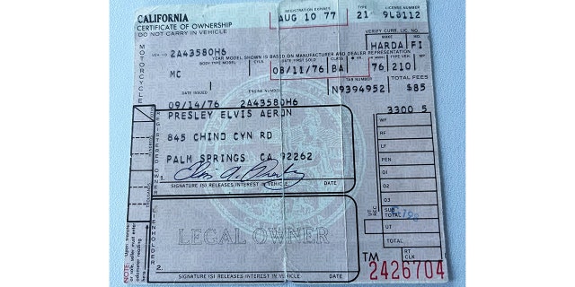 elvis registration