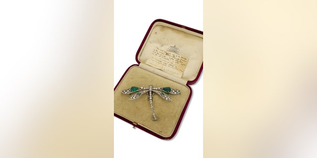boxed brooch royalty