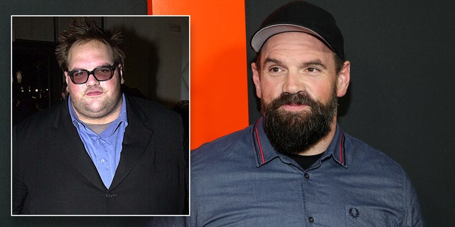 Ethan Suplee walks red carpet wearing a grey shirt and hat, previously weighed more than 500 lbs