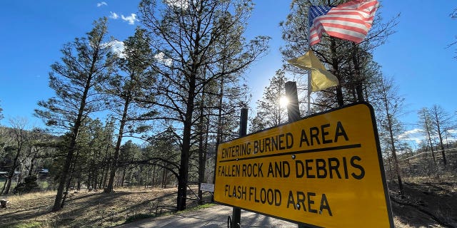 flood sign in NM