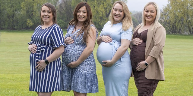 Pregnant sisters